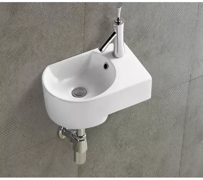 Умывальник подвесной  CeramaLux 9273, Ориентация: Левая, изображение 4