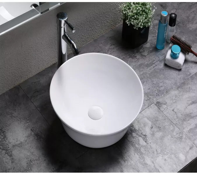 Раковина накладная круглая CeramaLux  9381, изображение 2