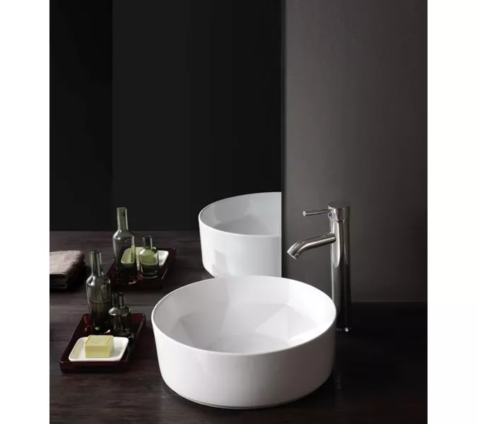 Раковина накладная круглая CeramaLux  9425, изображение 5