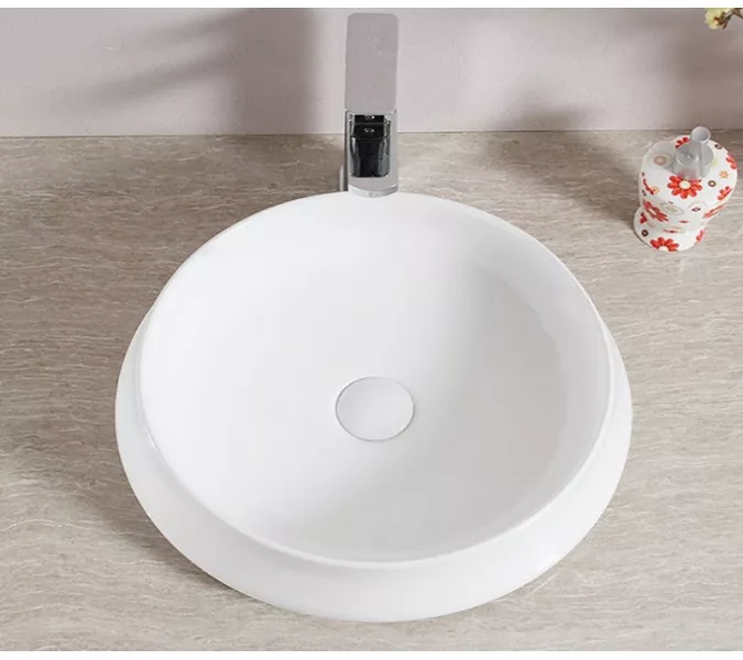 Раковина накладная круглая CeramaLux  9426, изображение 4