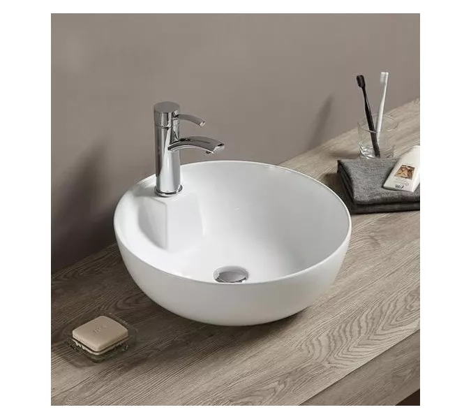 Раковина накладная круглая CeramaLux 9428