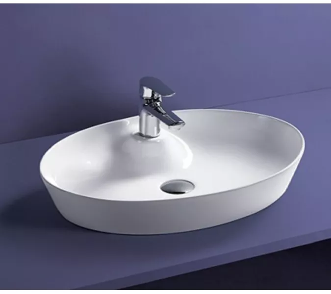 Раковина накладная овальная CeramaLux 9436