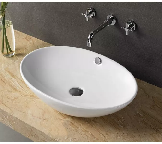 Умывальник овальный CeramaLux D1104