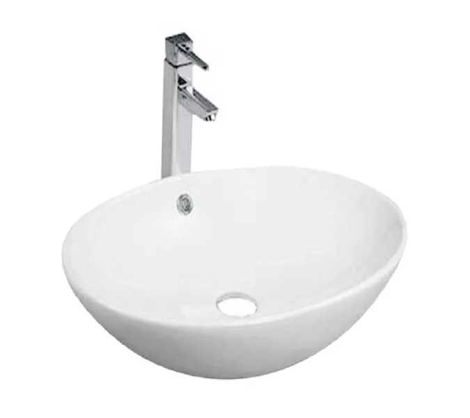 Умывальник овальный CeramaLux D1104, изображение 3