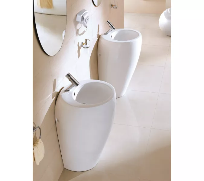 Раковина напольная круглая  CeramaLux 1001