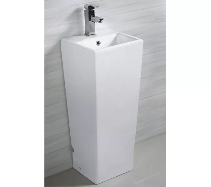 Раковина напольная квадратная  CeramaLux NB147, изображение 2