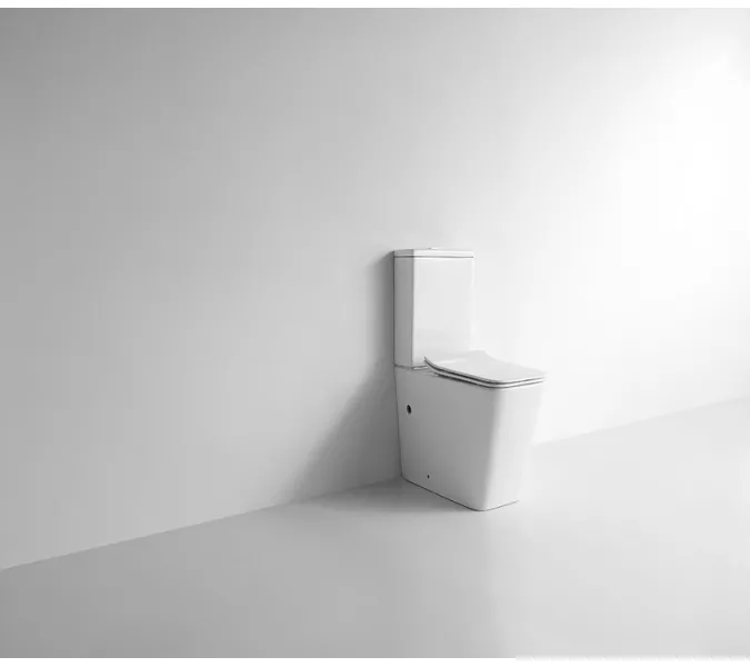 Унитаз напольный CeramaLux 2170, Выбрать цвет: Белый