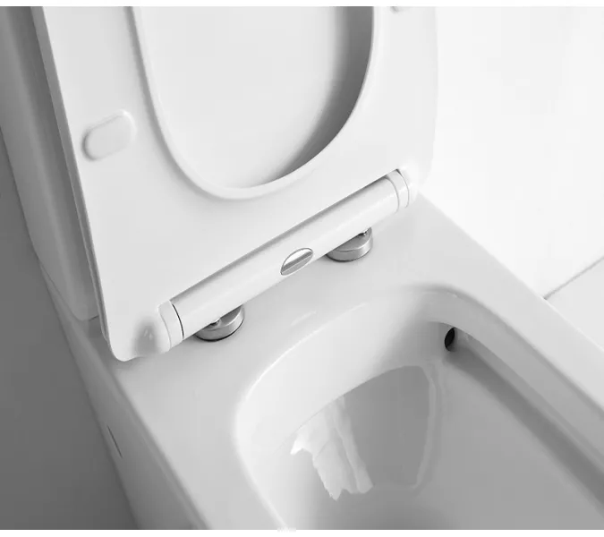 Унитаз напольный CeramaLux 2170, Выбрать цвет: Белый, изображение 3