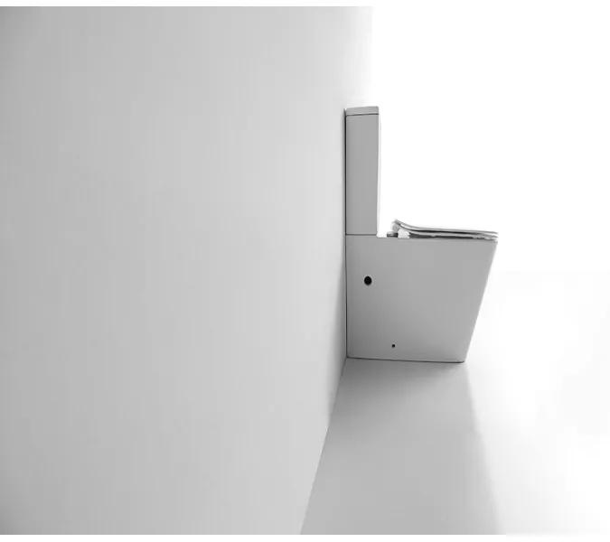 Унитаз напольный CeramaLux 2170, Выбрать цвет: Белый, изображение 4