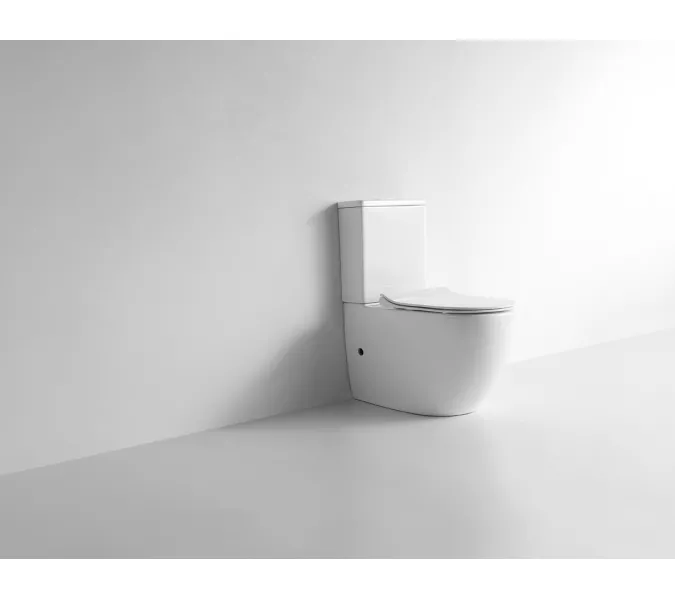 Унитаз напольный CeramaLux 2176, Выбрать цвет: Белый