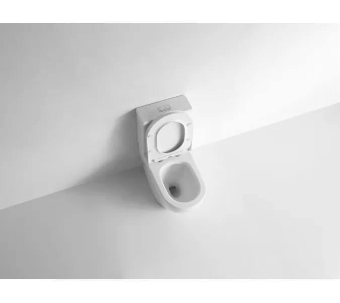 Унитаз напольный CeramaLux 2176, Выбрать цвет: Белый, изображение 3