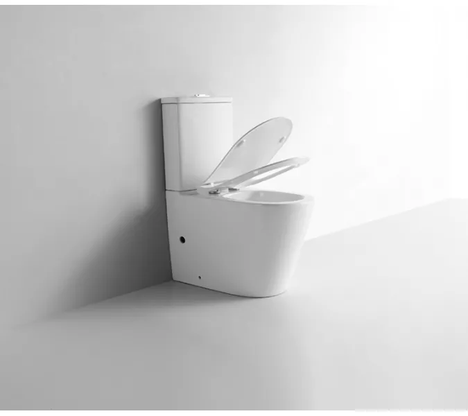 Унитаз напольный CeramaLux 2178, Выбрать цвет: Белый, изображение 2