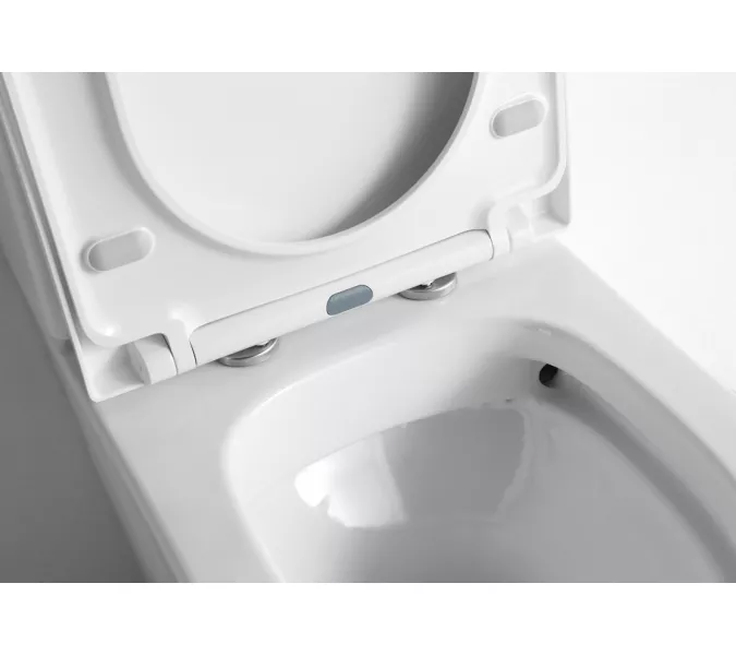 Унитаз напольный CeramaLux 2178, Выбрать цвет: Белый, изображение 3