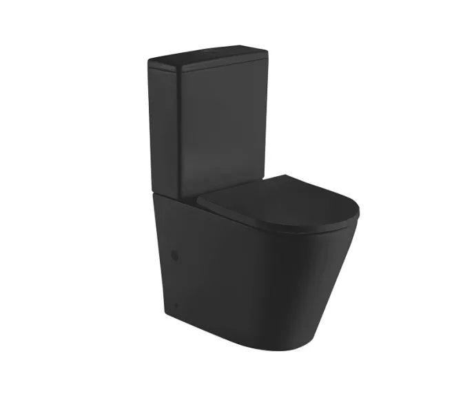 Унитаз напольный CeramaLux 2179, Выбрать цвет: чёрный матовый