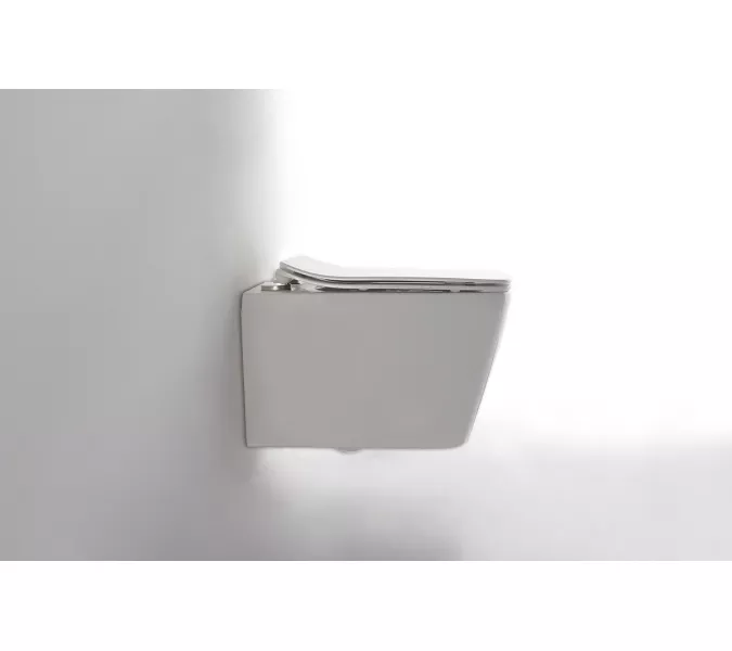 Унитаз подвесной CeramaLux 5170, Выбрать цвет: Белый, изображение 2