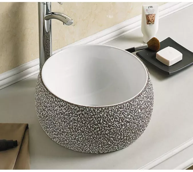 Раковина накладная круглая CeramaLux NC 78217