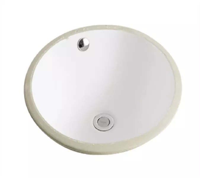 Раковина врезная круглая CeramaLux NYJ848, Выбрать размер: 43х43х18