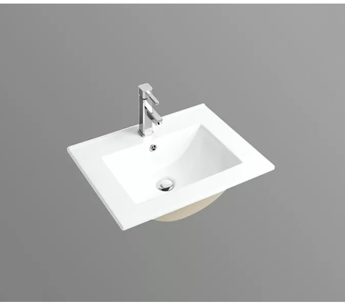 Раковина врезная прямоугольная CeramaLux, Выбрать размер: 60
