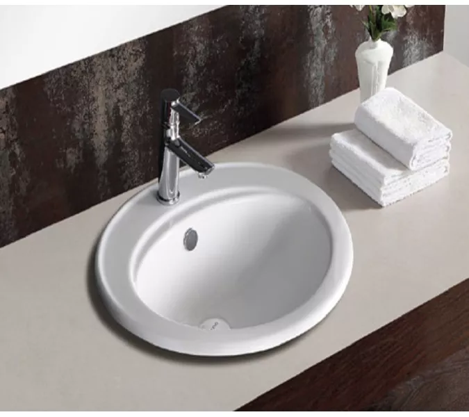 Раковина врезная овальная  CeramaLux 9413, изображение 3