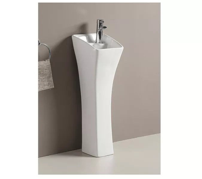 Раковина напольная нестандартная  CeramaLux M9012, изображение 4