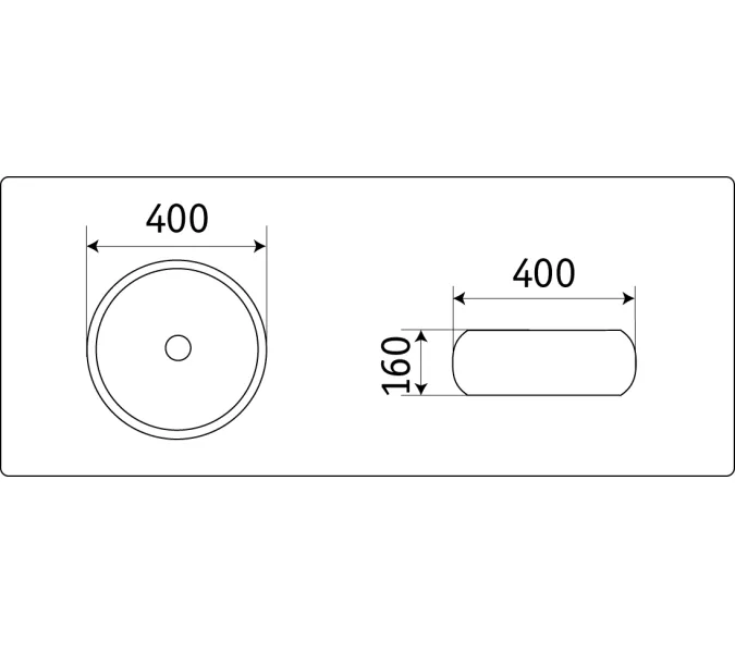 Раковина накладная овальная CeramaLux 5004, Выбрать цвет: Белый, изображение 4