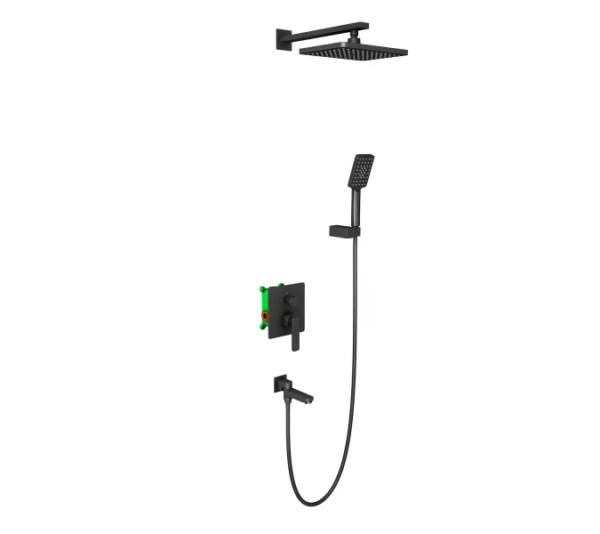 Душевая система встроенная Timo Torne SX-4319, Выбрать цвет: Черный