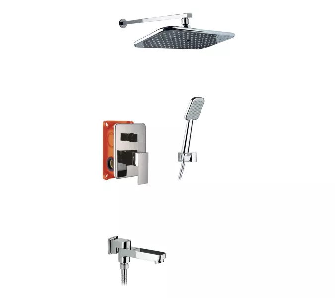 Душевая система встроенная Timo Selene SX-3069, Выбрать цвет: Хром