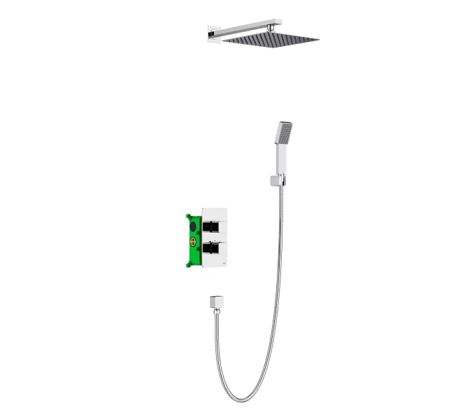 Душевая система встроенная с термостатом Timo Petruma SX-5059, Выбрать цвет: Хром