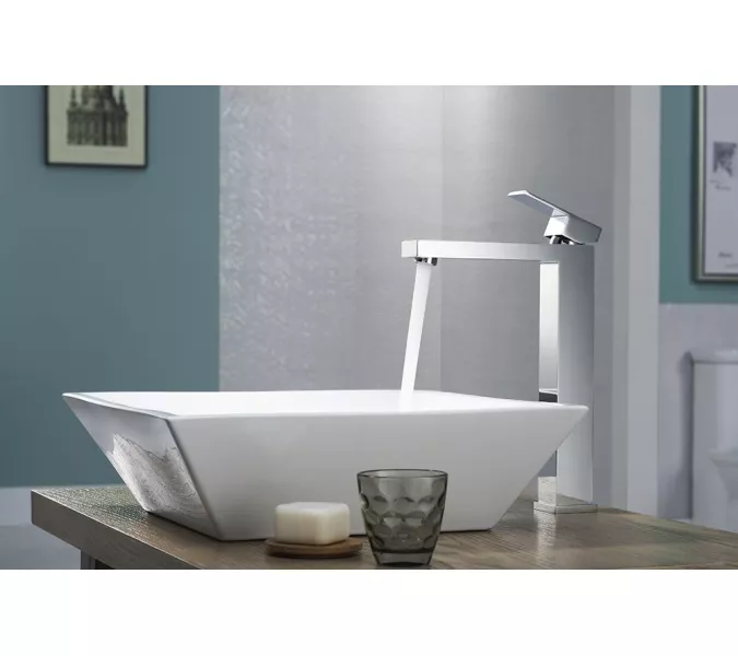 Смеситель для раковины-чаши Timo Selene 3061/00F, Выбрать цвет: Хром, изображение 2