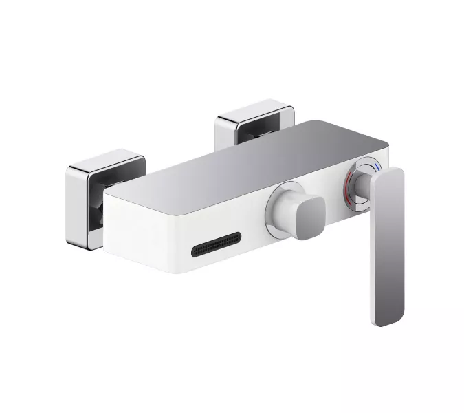 Смеситель для ванны с душем Timo Torne 4314/00-16Y, Выбрать цвет: Хром Белый, изображение 2