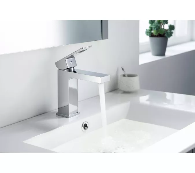 Смеситель для раковины Timo Briana 7161/00F, Выбрать цвет: Хром, изображение 4