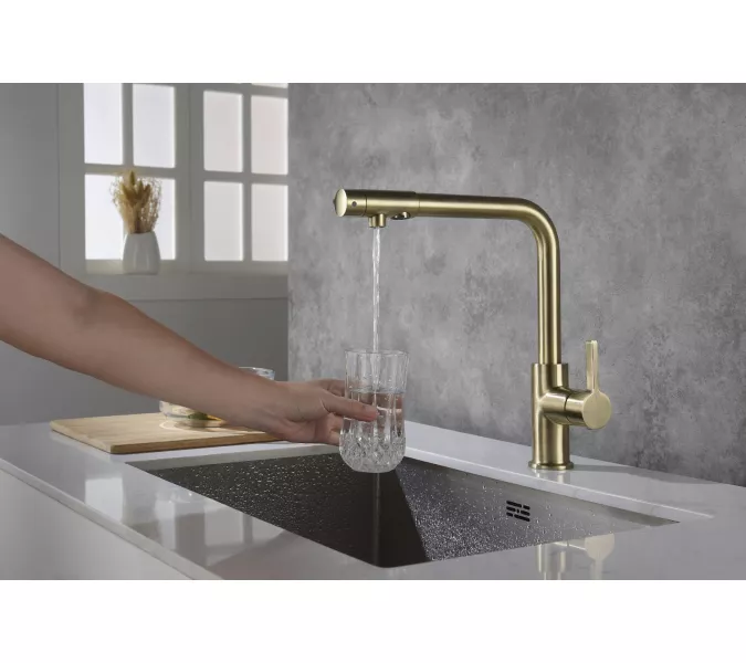 Смеситель для кухни с подключением фильтра Timo Hette 1026/02F, изображение 4