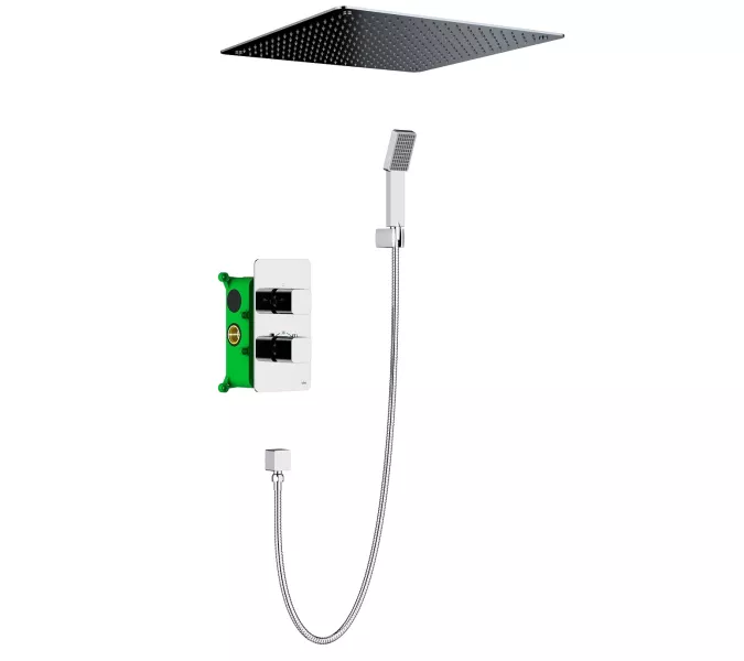 Душевая система встроенная с термостатом Timo Petruma SX-5029, Выбрать цвет: Хром