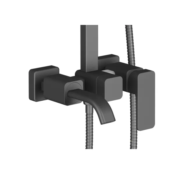 Душевая система Timo Selene SX-1013, Выбрать цвет: Черный, изображение 2