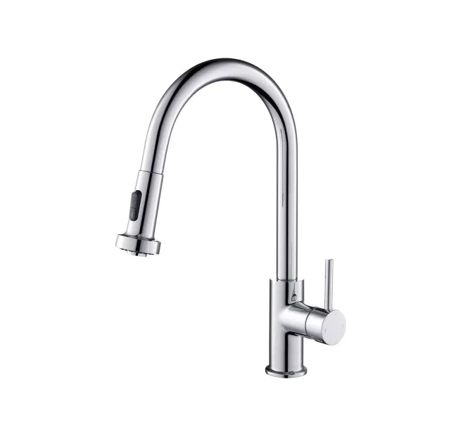 Смеситель для кухни с выдвижной лейкой Timo Saona 2316/00FL, Выбрать цвет: Хром