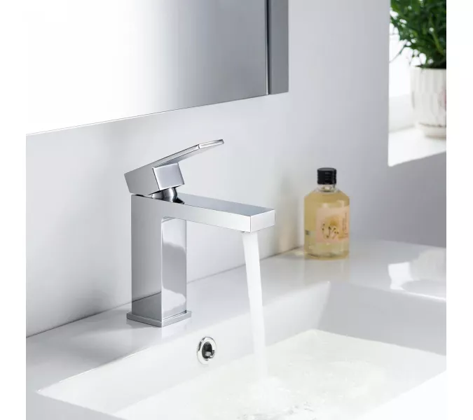 Смеситель для раковины Timo Selene 2061/00F, Выбрать цвет: Хром, изображение 3