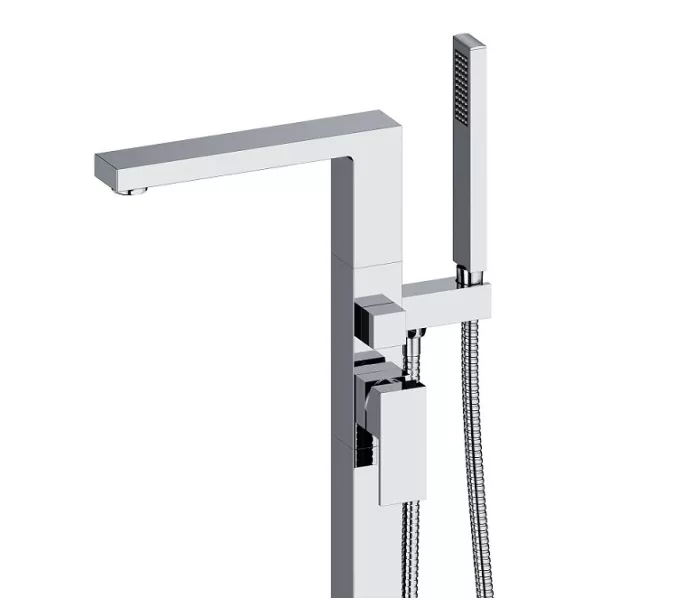 Смеситель напольный для ванны с душем Timo Selene 2210/00Y-CR, Выбрать цвет: Хром, изображение 2