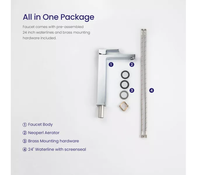 Смеситель для раковины-чаши Timo Selene 3061/00F, Выбрать цвет: Хром, изображение 6