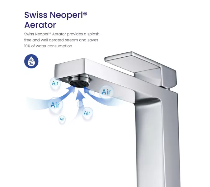 Смеситель для раковины-чаши Timo Selene 3061/00F, Выбрать цвет: Хром, изображение 5