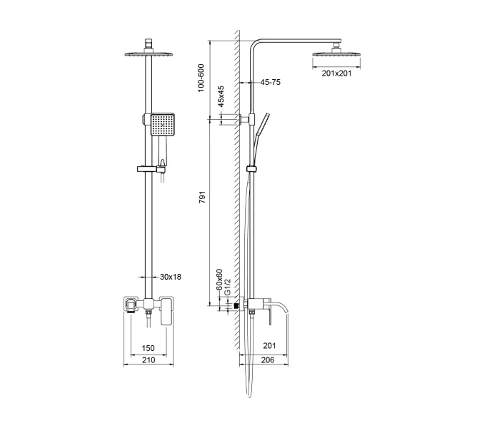 Душевая система Timo Selene SX-1013/00, изображение 5