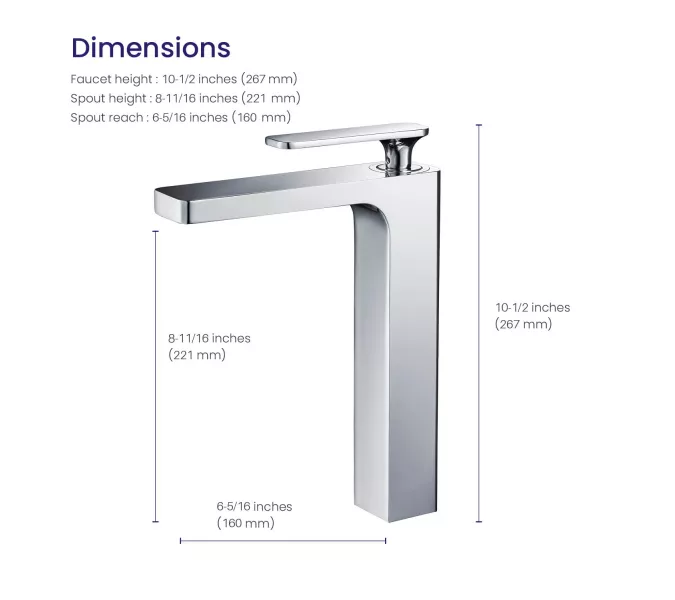 Смеситель для раковины-чаши Timo Torne 4311/00F, Выбрать цвет: Хром, изображение 4