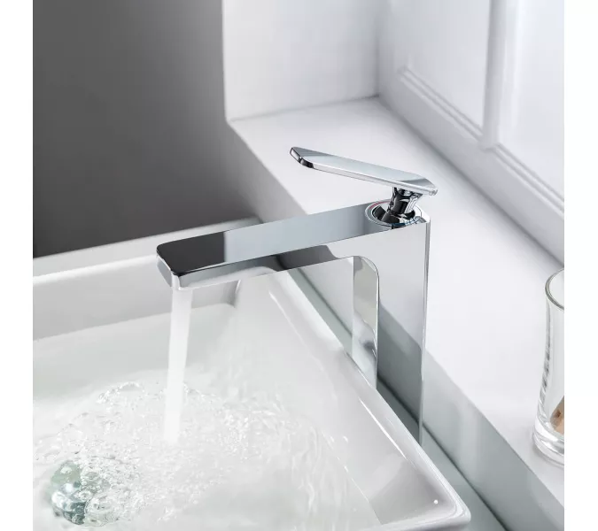 Смеситель для раковины-чаши Timo Torne 4311/00F, Выбрать цвет: Хром, изображение 3