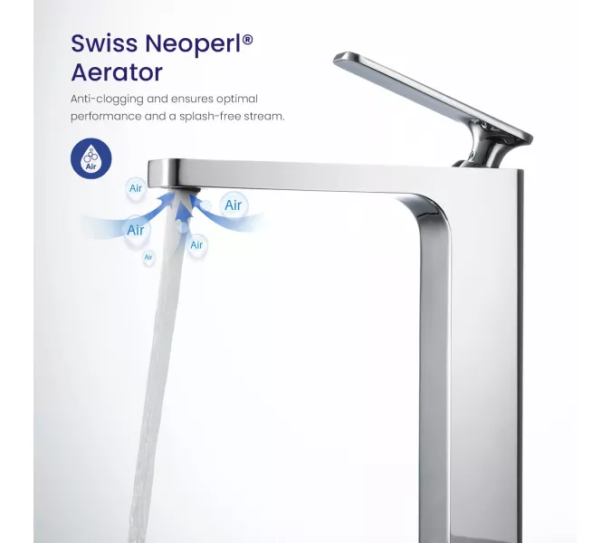 Смеситель для раковины-чаши Timo Torne 4311/00F, Выбрать цвет: Хром, изображение 5