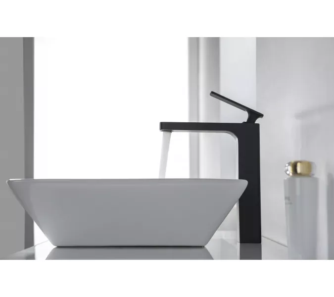 Смеситель для раковины-чаши Timo Torne 4311/03F, Выбрать цвет: Черный, изображение 4