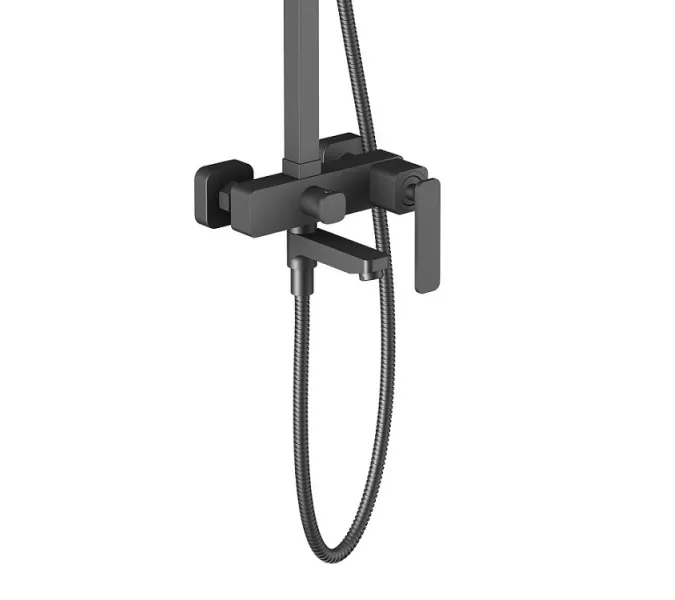 Душевая система Timo Torne SX-4320, Выбрать цвет: Черный, изображение 4