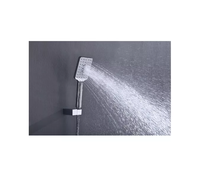 Смеситель врезной для ванны с душем Timo 4330/03Y, Выбрать цвет: Черный, изображение 5