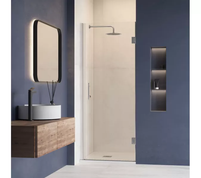 Душевая дверь RGW HO-011, Цвет стекла: прозрачное, Цвет профиля (вариация): Хром, Выбрать размер: 60