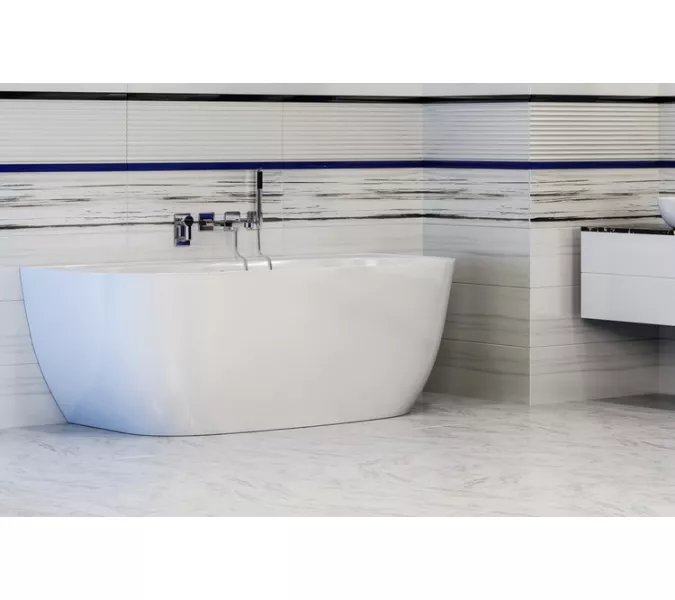 Ванна Astra-Form АТРИЯ 170х85 см пристеночная из литьевого мрамора, изображение 7