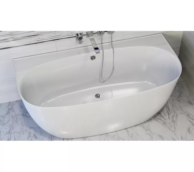 Ванна Astra-Form АТРИЯ 170х85 см пристеночная из литьевого мрамора, изображение 8