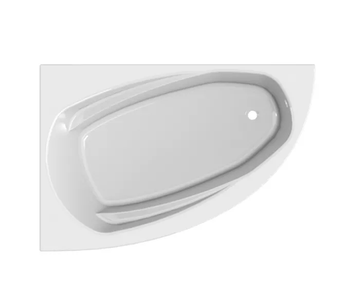 Ванна Astra-Form Тиора из литьевого мрамора 155 х105 см, Ориентация: левая, изображение 3